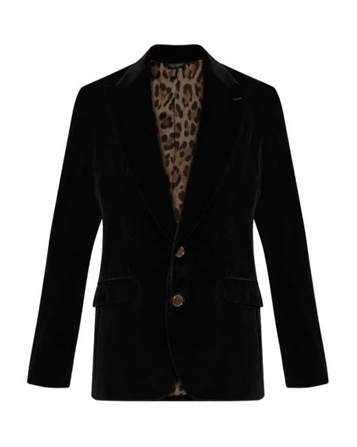 Dolce & Gabbana Black Blazers for men