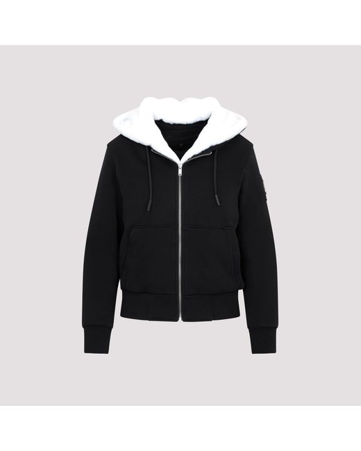 Moose Knuckles Black Hooded