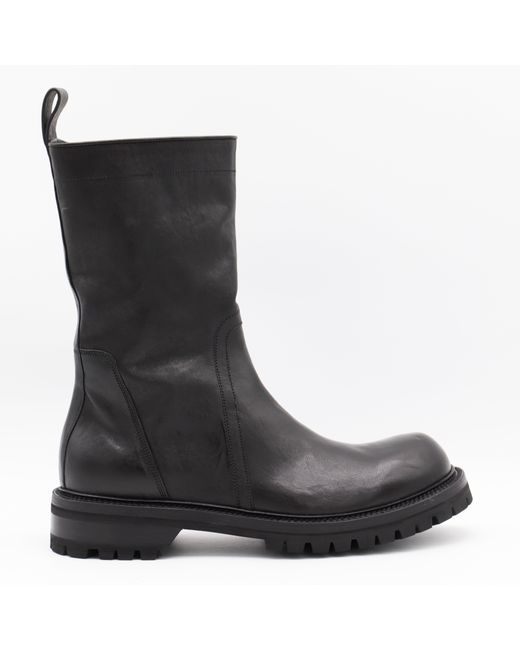 Boots Blacks And Greys-Uomo di Rick Owens da Uomo