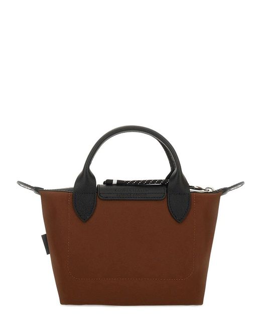 Le Pliage Xs Handle Bag-Donna di Longchamp in Brown