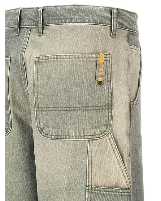 Objects IV Life Gray Baggy Jeans for men