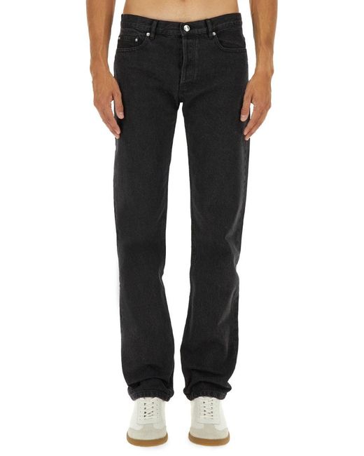 Jeans "New Standard"-Uomo di A.P.C. in Black da Uomo