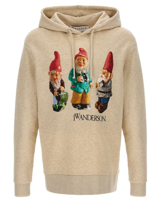 J.W. Anderson Gray Hoodie for men