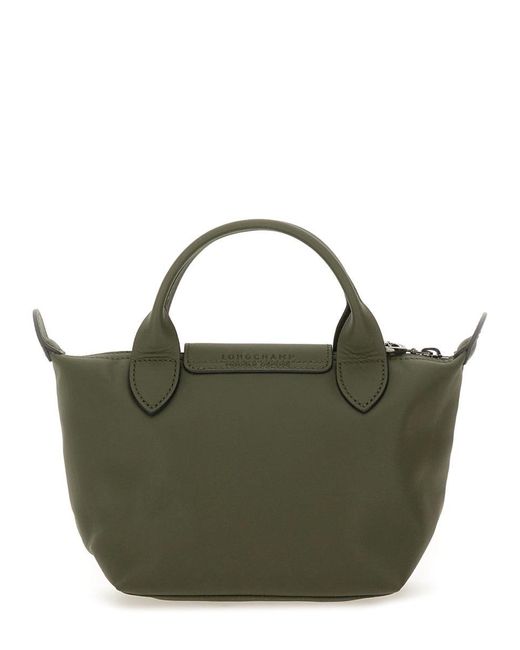 Longchamp Green Le Pliage Xs Handle Bag
