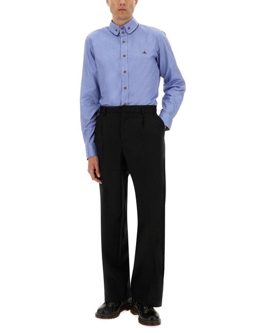 Vivienne Westwood Blue Krall" Shirt for men