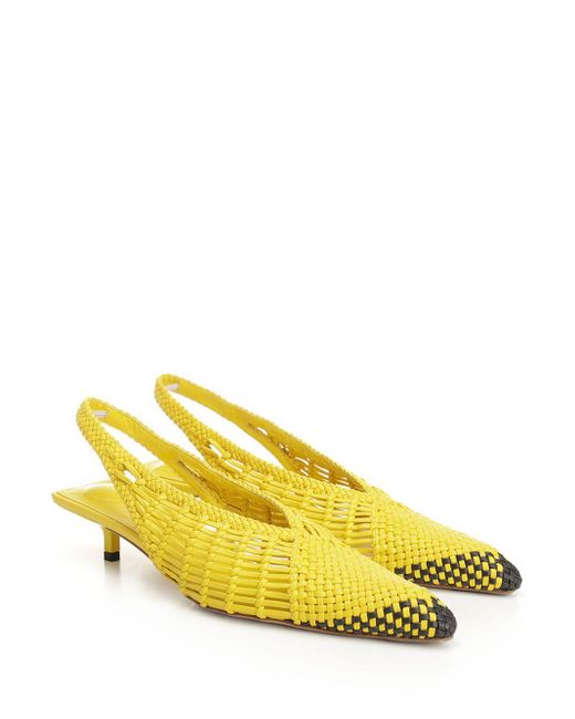 Jacquemus Yellow The Cubisto Bananas Pumps