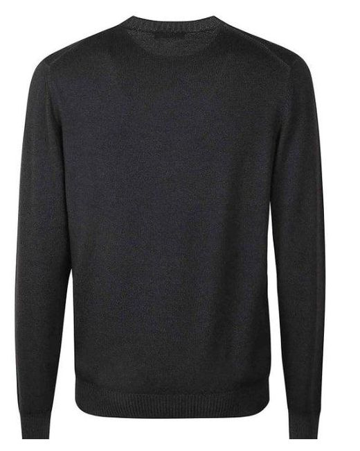 Fay Black Sweaters for men