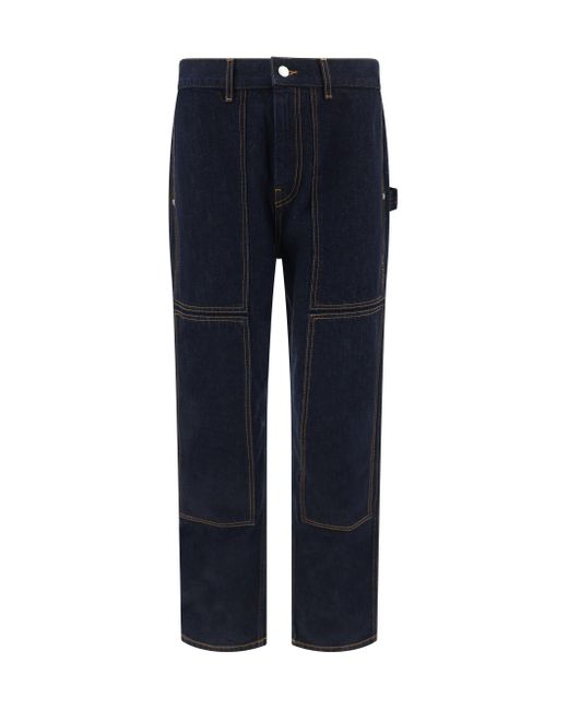 Helmut Lang Blue Carpenter Pants for men