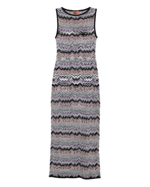Missoni Gray Ssleeveless Long Dress