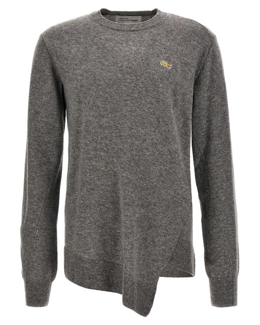 Comme des Garçons Gray Comme Des Garcons Shirt X Lacoste Sweater for men