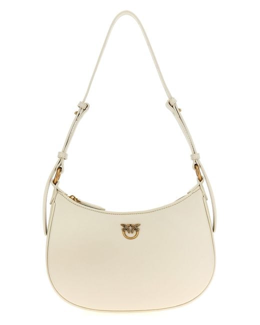 Pinko Natural 'Half Moon Mini' Handbag