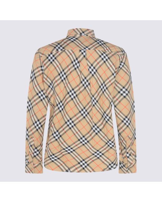 Shirts Light And Natural-Uomo di Burberry in Brown da Uomo