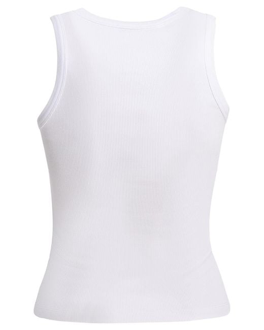 Givenchy White Logo Tank Top