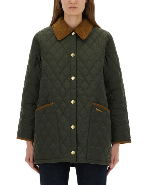 Barbour Green "Modern Liddesdale Icons" Quilted Jacket