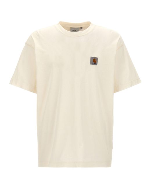 Nelson T Shirt Bianco di Carhartt in Natural da Uomo