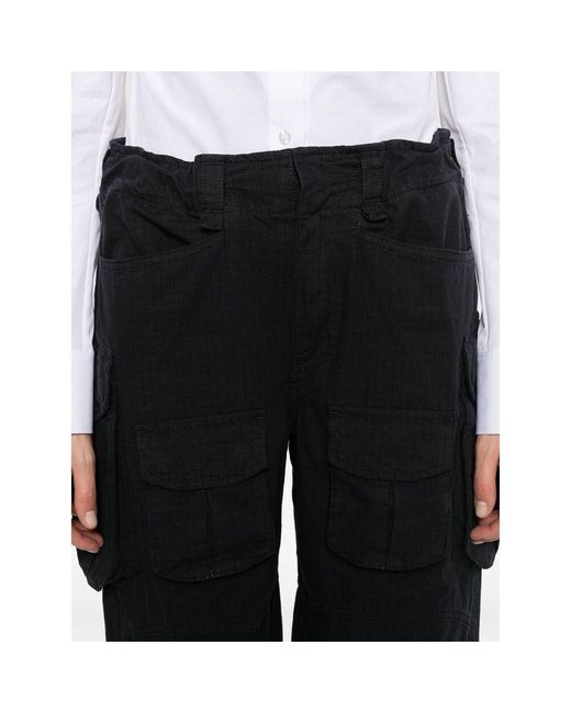 Alexander Wang Black Denim Straight Trousers
