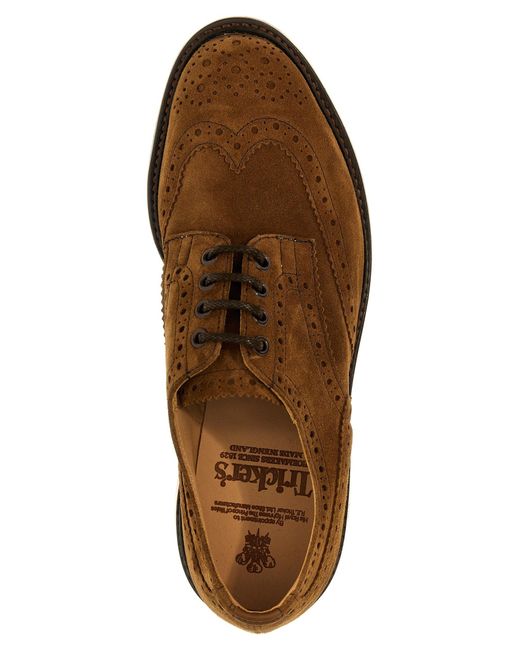 Tricker's Brown Bourton Lace Up Shoes for men