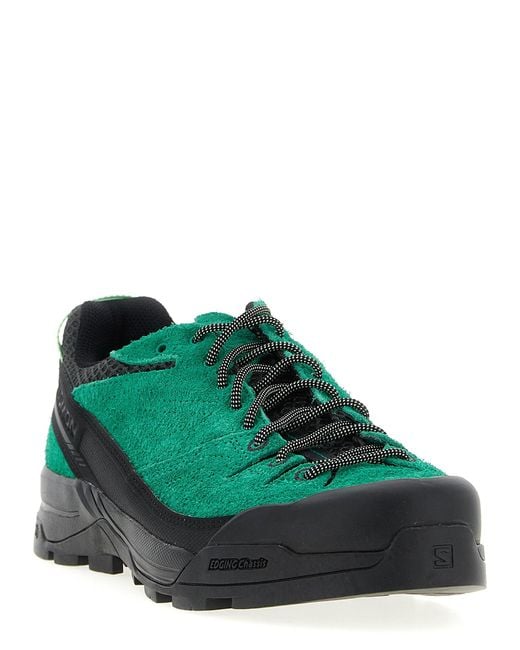 Salomon Green 'X-Alp Suede' Sneakers for men