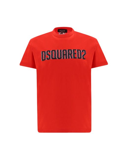 T-Shirt di DSquared² in Red da Uomo