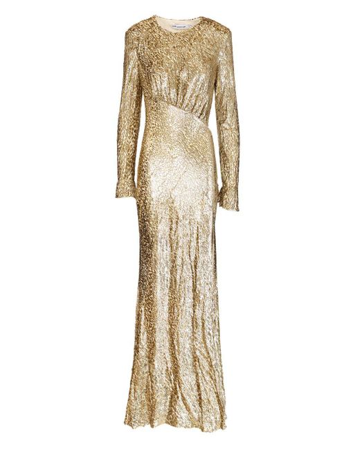 Self-Portrait Natural Long Dress