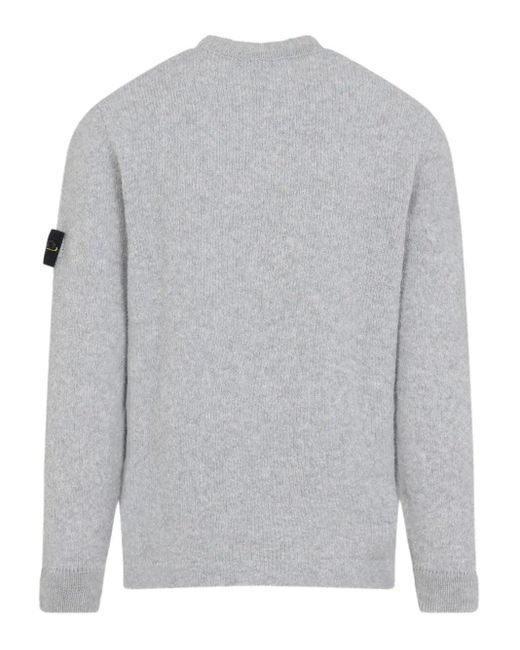 Stone Island Gray Sweaters for men