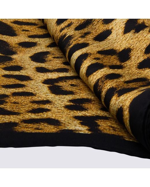 Roberto Cavalli Metallic Viscose Scarves And Silk