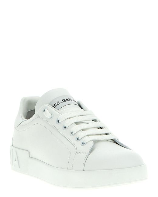 Portofino Sneakers Bianco di Dolce & Gabbana in White
