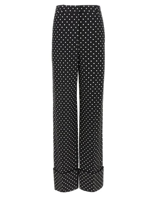 Valentino Garavani Black Supergran Pants