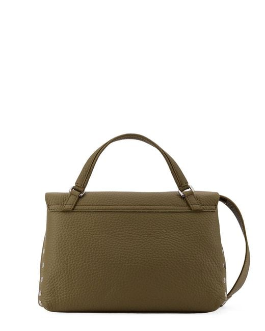 Zanellato Brown Postina S Leather Crossbody Bag