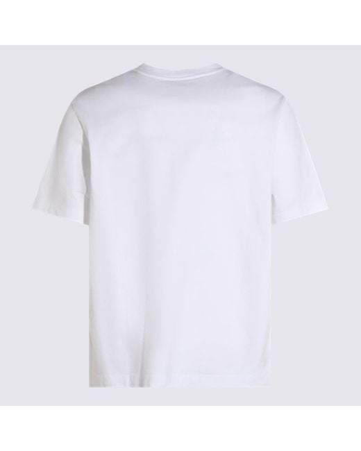 T-Shirts And Polos Light And Natural-Uomo di Maison Kitsuné in White da Uomo