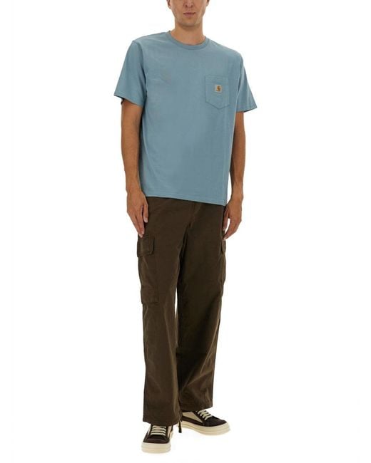 Carhartt Brown Cargo Pants "Kade" for men