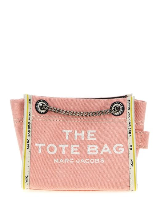 The Denim Chain Crossbody Tote Borse A Tracolla Rosa-Donna di Marc Jacobs in Pink