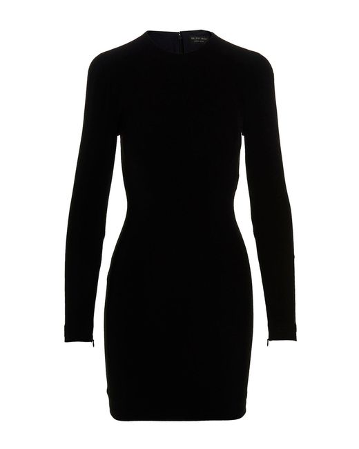 Balenciaga Black Minidress Dresses