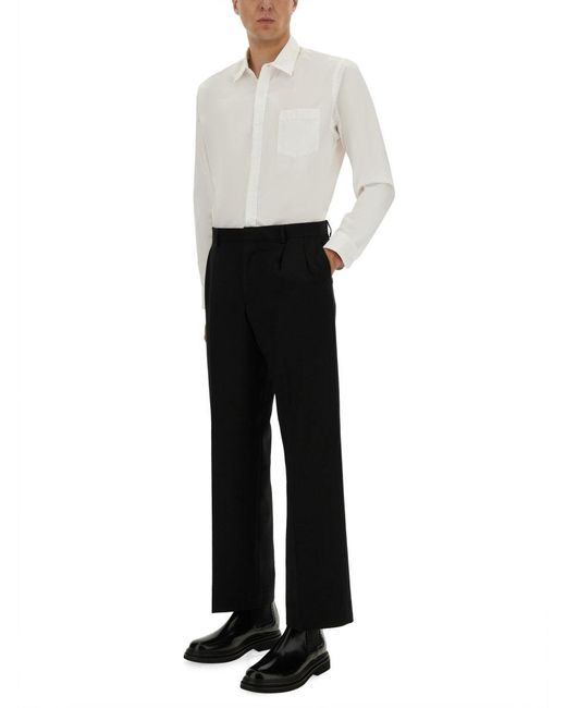 Pants With Pleat-Uomo di sunflower in Black da Uomo