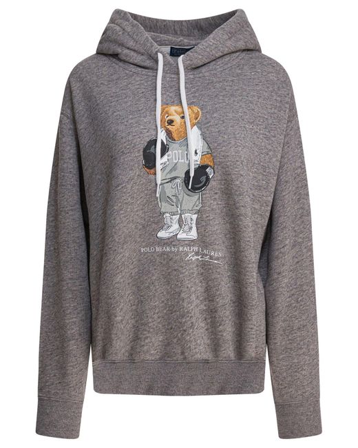 Polo Ralph Lauren Gray Lspohood M2-long Sleeve-knit Sweatshirts Grey
