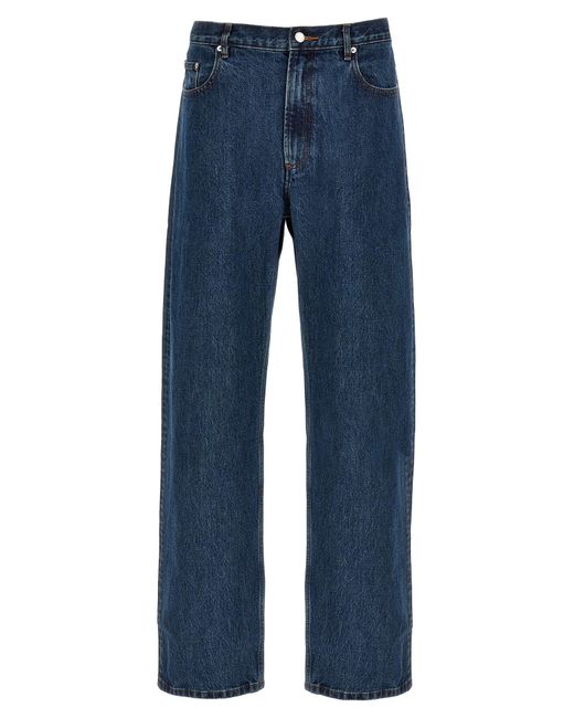 A.P.C. Blue "Relaxed" Jeans for men