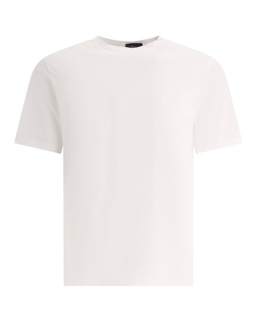 Maglietta Crêpe Jersey di Herno in White da Uomo