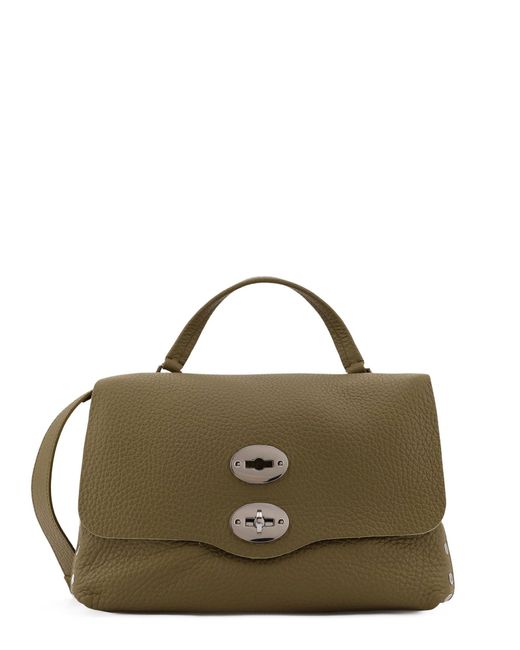 Zanellato Brown Postina S Leather Crossbody Bag
