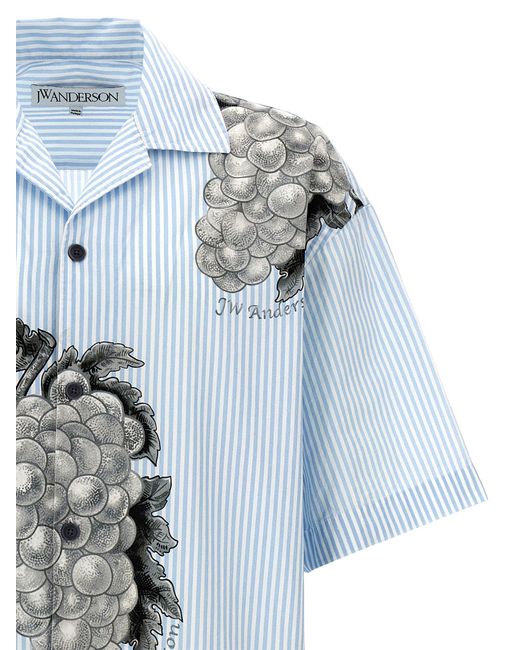 Grape Camicie Celeste di J.W. Anderson in Blue da Uomo