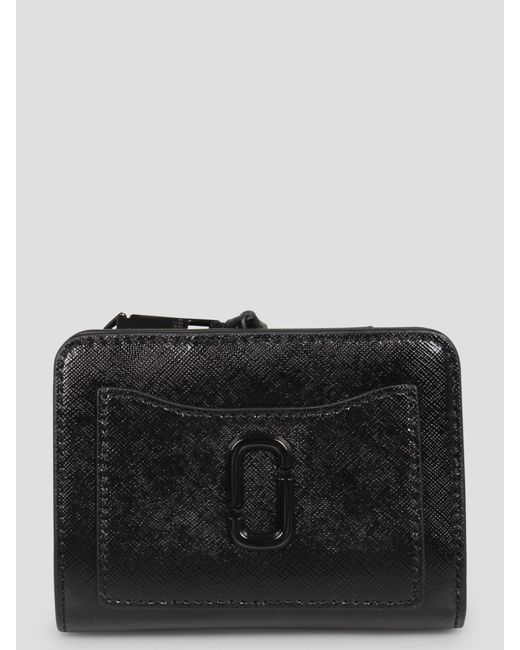 Marc Jacobs Black The Utility Snapshot Dtm Mini Compact Wallet