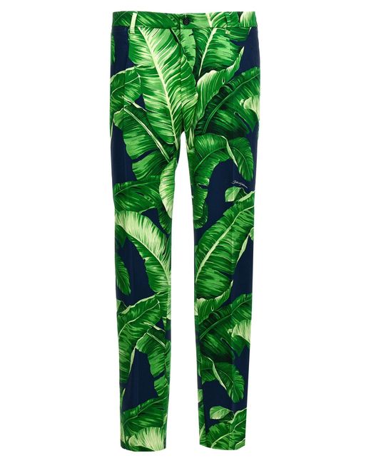 Dolce & Gabbana Green 'Banano' Pants for men