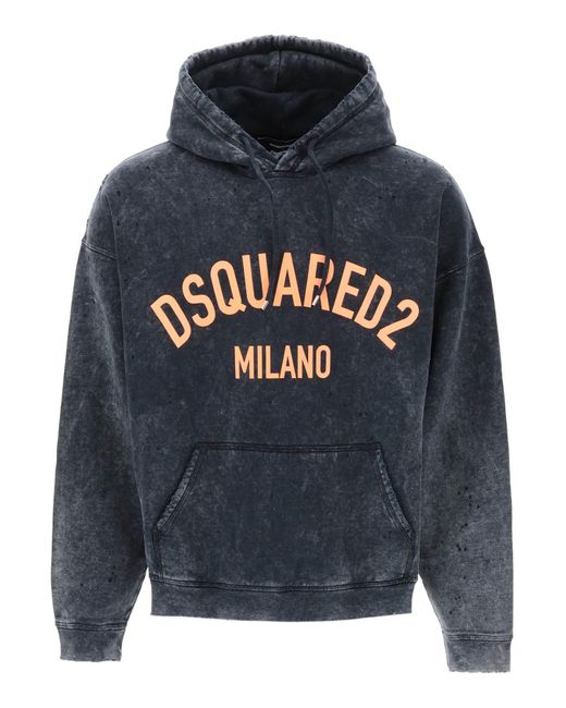 DSquared² Blue Hercalina Fit Sweatshirt for men