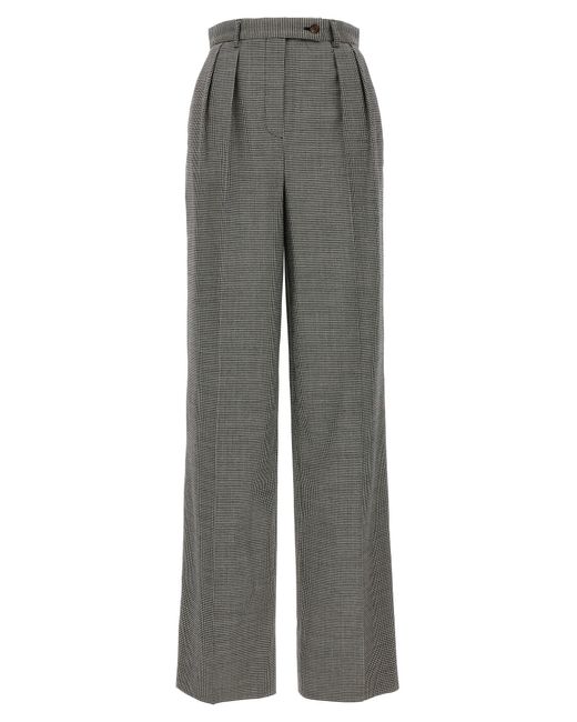 Rochas Gray Houndstooth Pants
