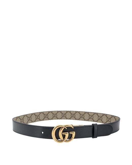 Gucci Belt in White | Lyst