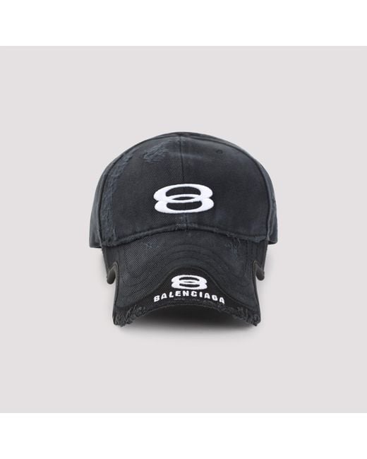 Balenciaga Blue Double Unity Hat for men
