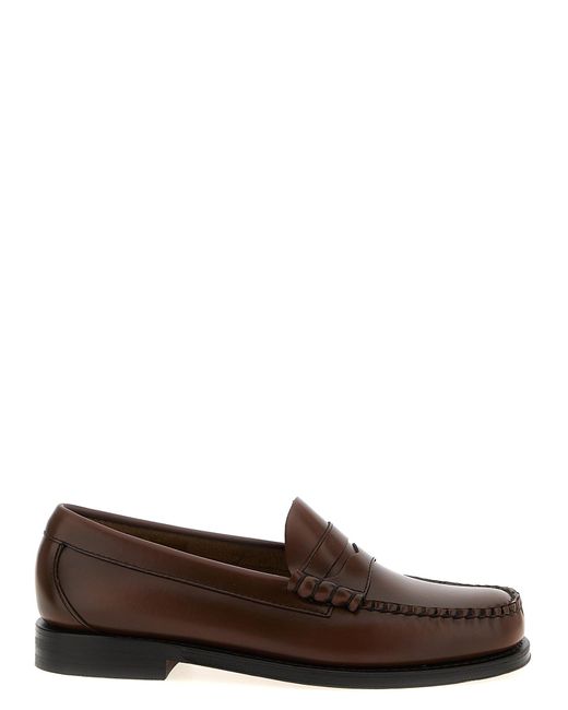G.H.BASS Brown 'Weejuns Larson' Loafers for men