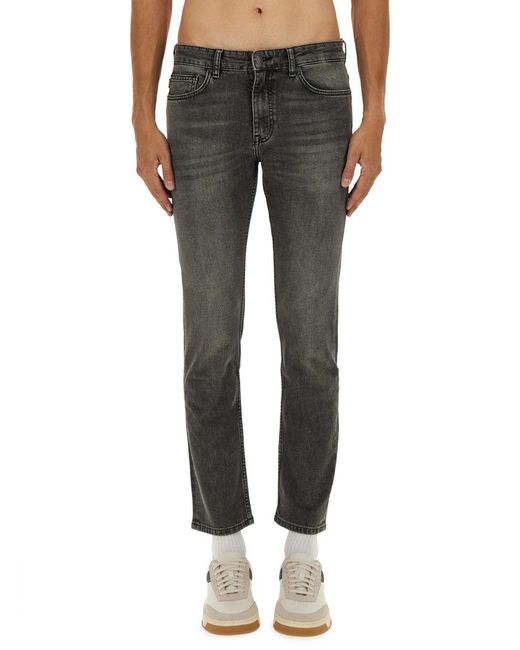 Boss Gray "Delaware" Slim Fit Jeans for men
