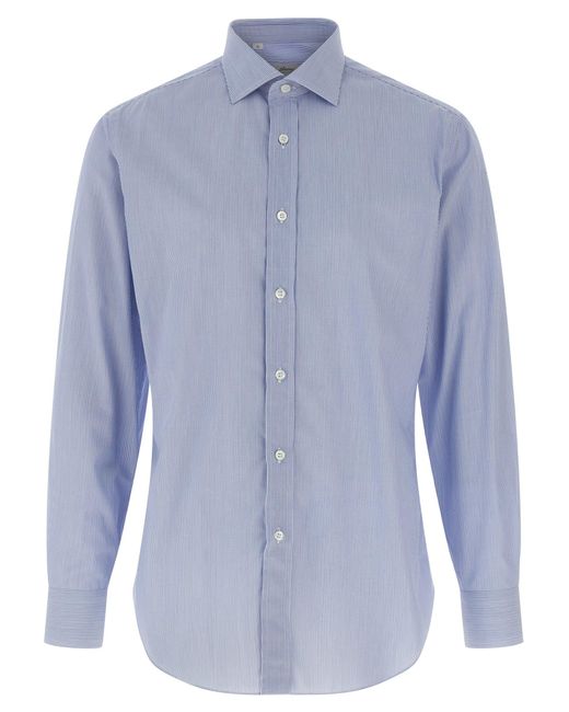 Trevi Mark Camicie-Uomo di Brioni in Blue da Uomo