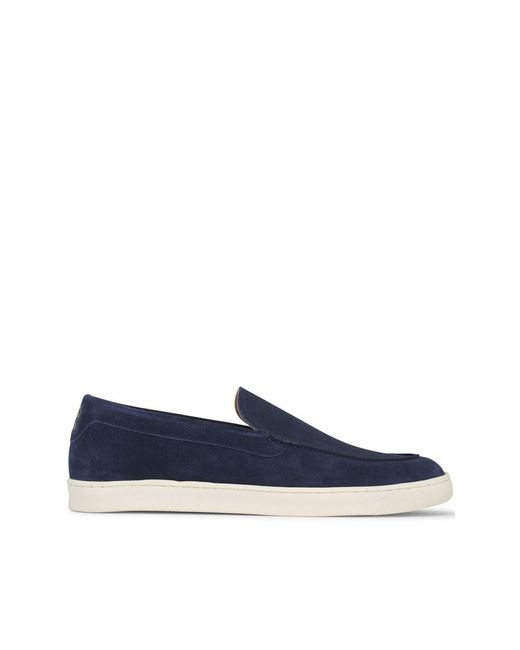 Sneakers Cotone-Uomo di Brunello Cucinelli in Blue da Uomo