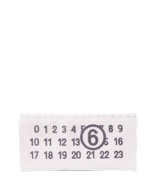 MM6 by Maison Martin Margiela White Numeric Pouch